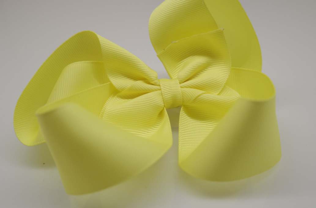 Flat loopy flower hair Bow with colors  Baby Mazie